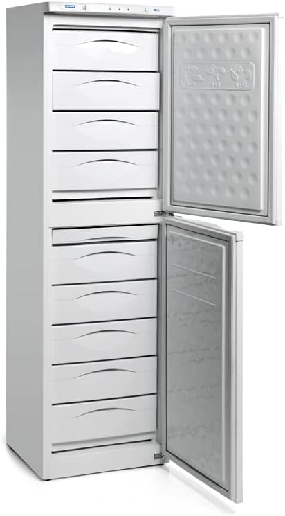 MBH Congelatore verticale professionale con 9 cassetti per ospitalità armadio congelatore industriale per ristorante