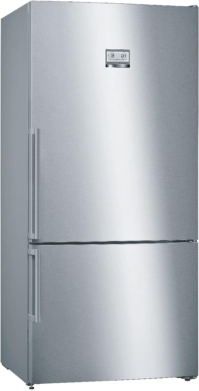 Bosch Elettrodomestici KGN86AIDP Serie 6, Frigo-congelatore combinato da libero posizionamento, 186 x 86 cm, inox-easyclean