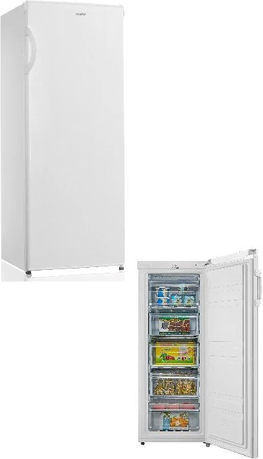 RCU219WH1 Comfee - Congelatore Verticale 157 Litri Classe F Bianco