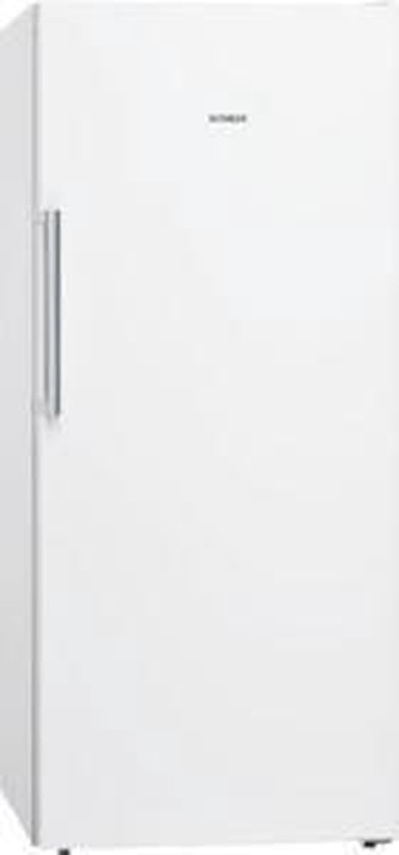 Siemens GS51NAWCV iQ500 - Frigorifero, 161 x 70 cm, 289 l, non sbrinare, bigBox spazio per grandi congelatori, in vetro e cassetti flessibili, colore: Bianco