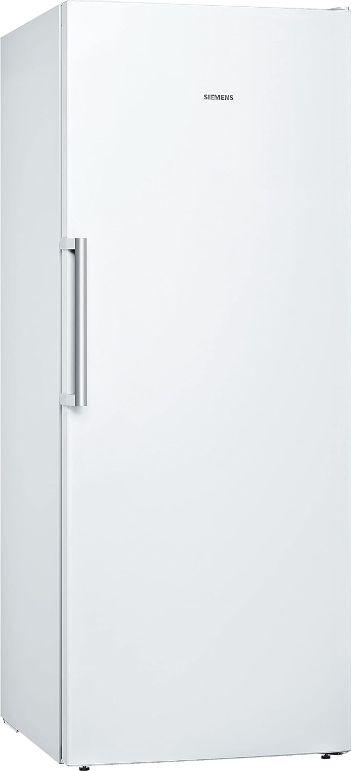 Siemens GS54NAWCV iQ500 - Congelatore, 176 x 70 cm, 327 l, non sbrinare, bigBox spazio per grandi congelatori, in vetro e cassetti flessibili, colore: Bianco