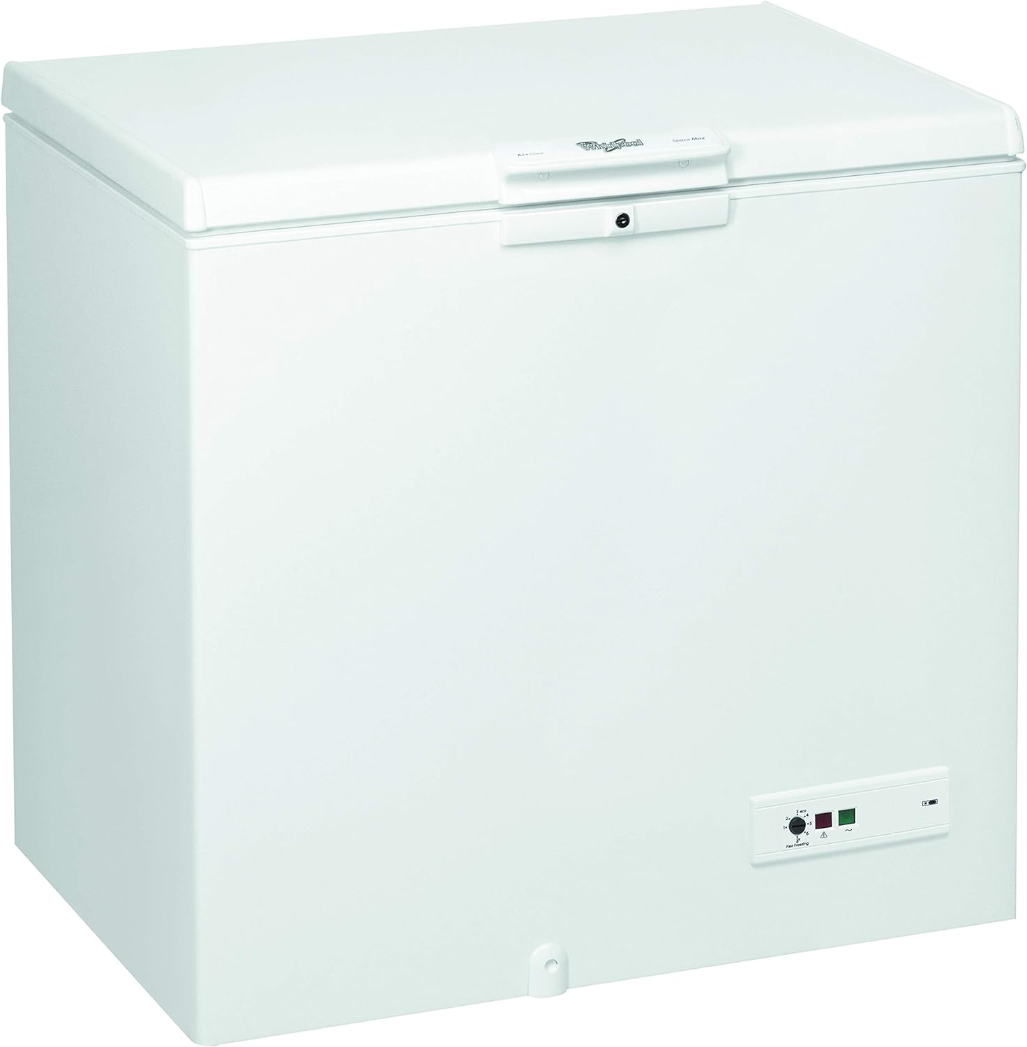 Whirlpool Freezer WHM31112 - Congelatore 2/315 litri, funzione super congelatore, illuminazione interna, classe energetica E], colore: Bianco